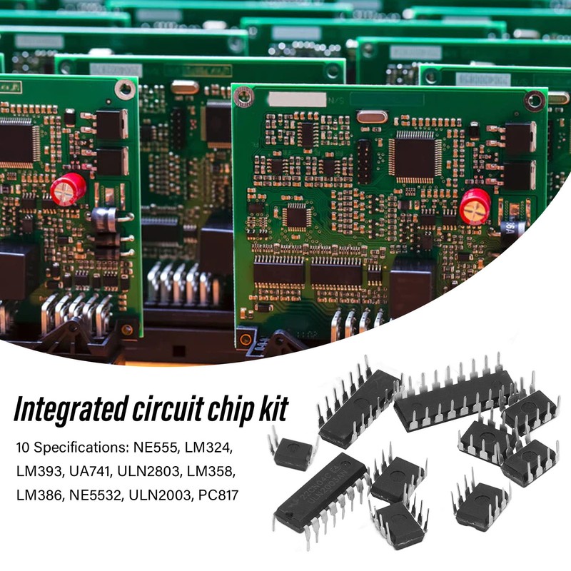 85 Pcs IC Assortment Kit 10 Specifications Integrated Circuit IC