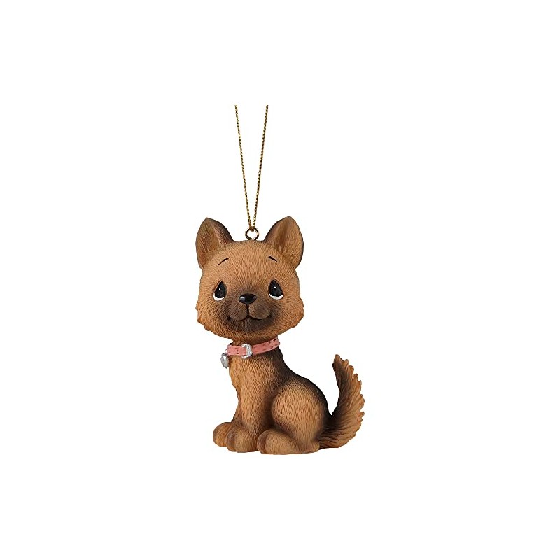 Precious Moments 226407 You’re Paw-Some German Shepherd Resin Ornament, Multi