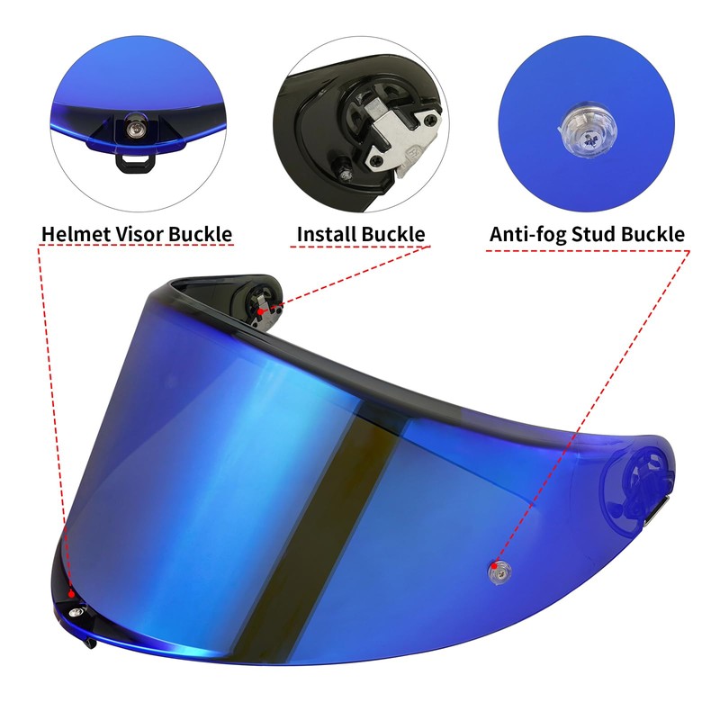 VCOROS K6 Helmet Visor Replacement - K6 Helmet Visor Motorcycle