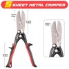 Toolwiz 5 Blade Sheet Metal Tools, Duct Crimping Tool for