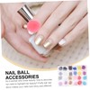 Healvian 24pcs Nail Art Decor Detachable Manicure Accessories Easy to