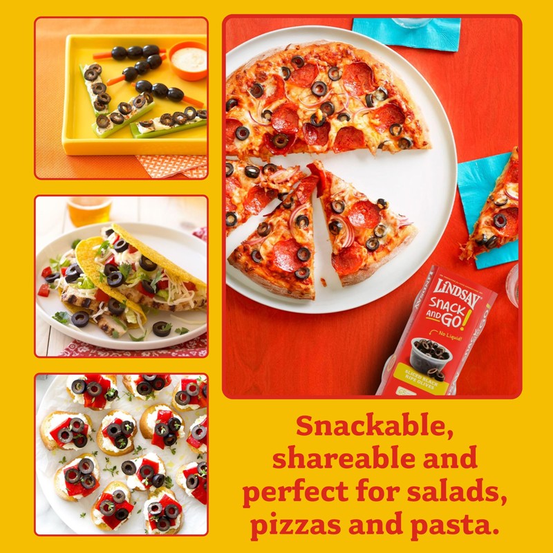 Lindsay Snack and Go! Sliced Black Ripe Olives, 1.3 Oz