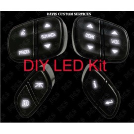 360 LED HIGH PERFORMANCE LED's DiY White Led Upgrade Kit - GM Steering Wheel Switches Controls
