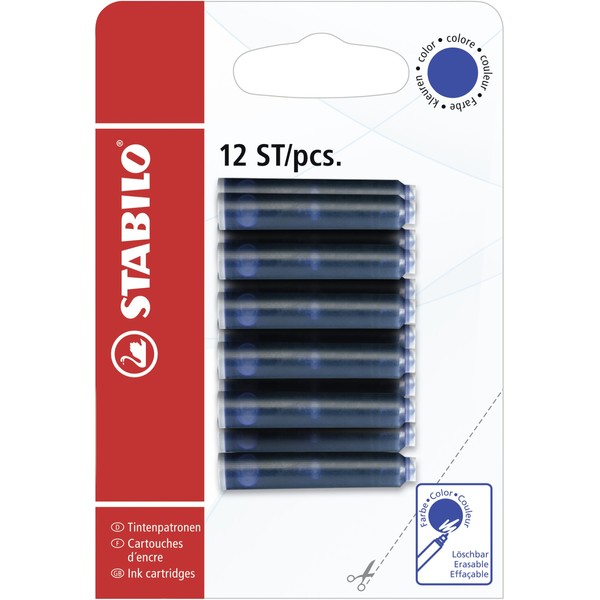 Ink Cartridges for Refilling - STABILO Refill - Pack of