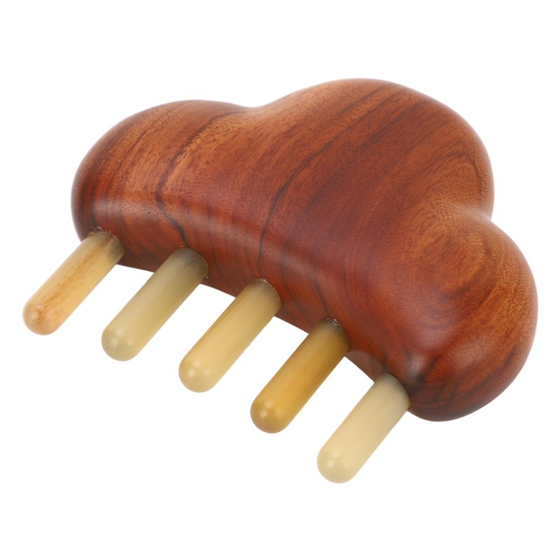 Rosewood Meridian Comb Wide Comb Teeth Reduce Stress Wooden Scalp