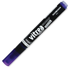 Pebeo Vitrea 160-Glass Paint Frosted Marker, Mauve