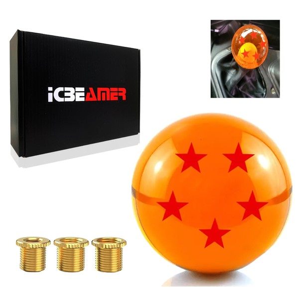 ICBEAMER 5 Stars Ball Z 2.2" Shift Knob Manual Gear