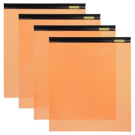 Oversize Warning Products - Quickmount Replacement Flag 18" x 18" (4-Pack, Orange)