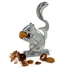 Norpro Whimsical Cast Aluminum Nut Cracker for Almonds and Pecans 5.5 x 7.75 Inches