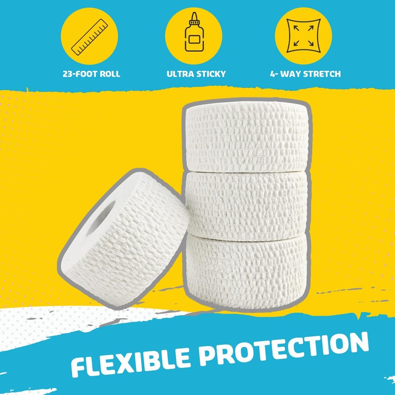 COMOmed Athletic Grip Tape - Weightlifting Thumb Tape, Hook Grip
