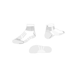 X-Socks core sport light ankle - x, white/black