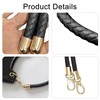 AhhiAboo Pack of 2 Leather Bag Handles, Replacement Bag Strap