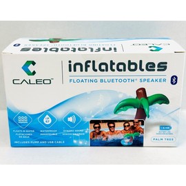 Universal *1-Pack* Caleo Floating Bluetooth Speaker Palm Tree Inflatable Waterproof