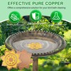 Saillong 4 Pack Bird Bath Copper Disk, Reinforced 99.99% Pure