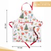 Maison d' Hermine 100% Cotton Apron for women with Pocket