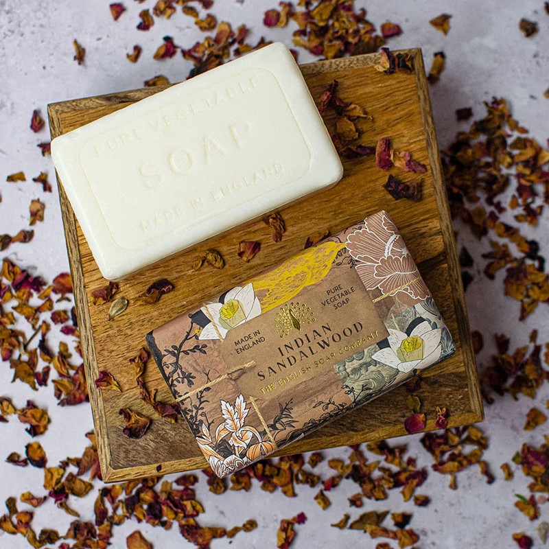 The English Soap Company, Indian Sandalwood Soap Bar, Anniversary Collection,
