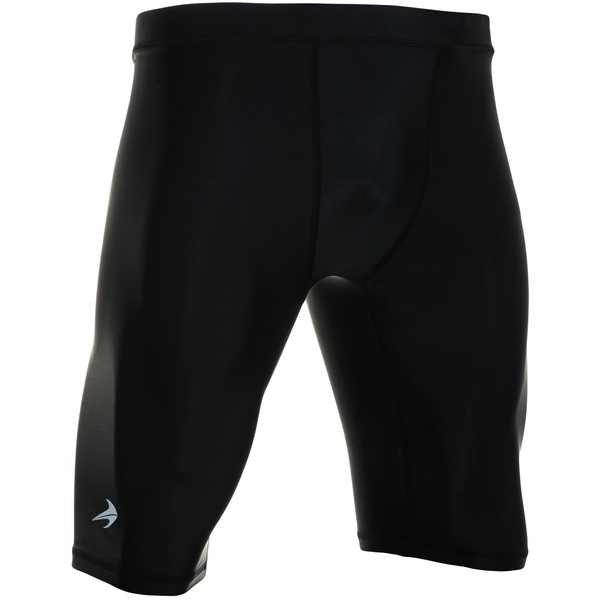 CompressionZ Men’s Compression Shorts - Athletic Running & Sports Underwear (Black, S)