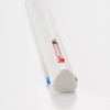 MUJI 02553029 Triangular Ballpoint Pen, White, Ink Black/Blue/Red, Lead Diameter