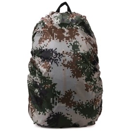 HugeStore 70L Waterproof Camping Hiking Rucksack Bag Rainproof Cover for Backpack Camouflage