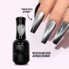 Gel Cat Eye Silver 15 Ml Fantasy Nails Silver
