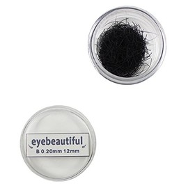 Eyebeautiful Individual Loose Silk Lashes .20mm B Curl 12mm Eyelash Extension