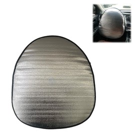 Lenkrad Sonnenschutz Abdeckung, Auto Lenkradhülle Hitzeschutz, 44 x 50 cm Lenkradschutz Abdeckung, Sonnenblende für Lenkrad für die Meisten Autos, SUV, LKW