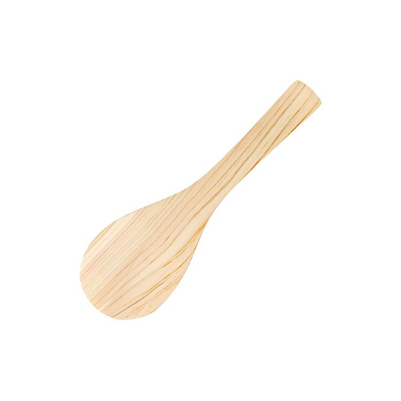 Umezawa 223241 Wooden Hinoki Rice Spoon, 9.4 inches (24 cm),
