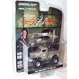 greenlight entertainment stacey david's gearz military 1/2 ton 4x4 1941 vehicle 1.64 scale limited edition diecast model