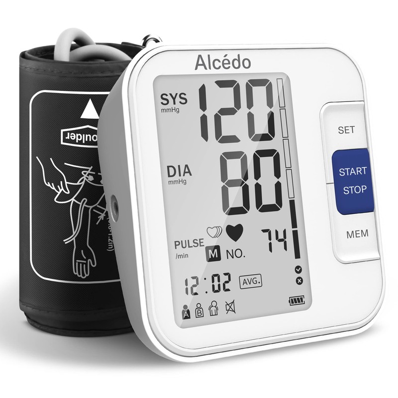 Alcedo Blood Pressure Monitor for Home Use, Automatic Digital BP