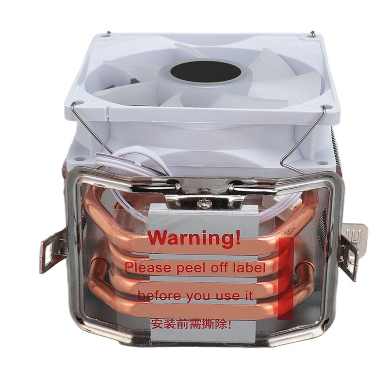 CPU Air Cooler 3.5in 4 Heat Pipes 3pin 12VDC 48CFM