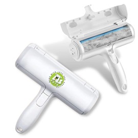 Pet hair remover roller - by AS PETS - fur magic pet hair remover, reusable animal hair removal brush for dogs and cats, easy to self clean, from carpet, furniture, rugs, clothes, bedding, sofa