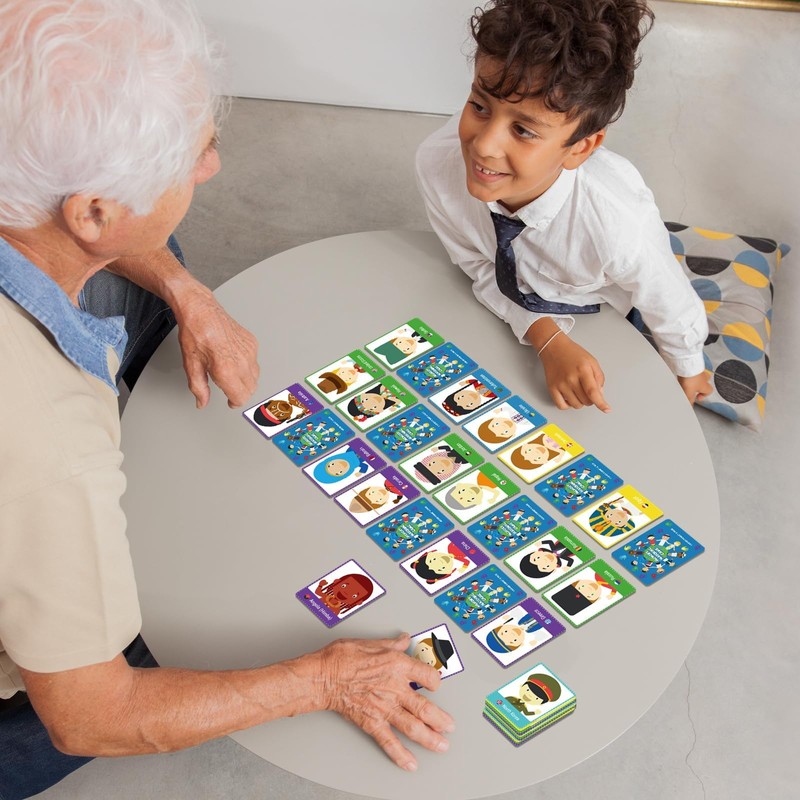 gisgfim 50 Pairs Memory Matching Game Never Forget a Face