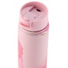 fitvia Pink Power Thermos Flask with Tea Strainer for Cool