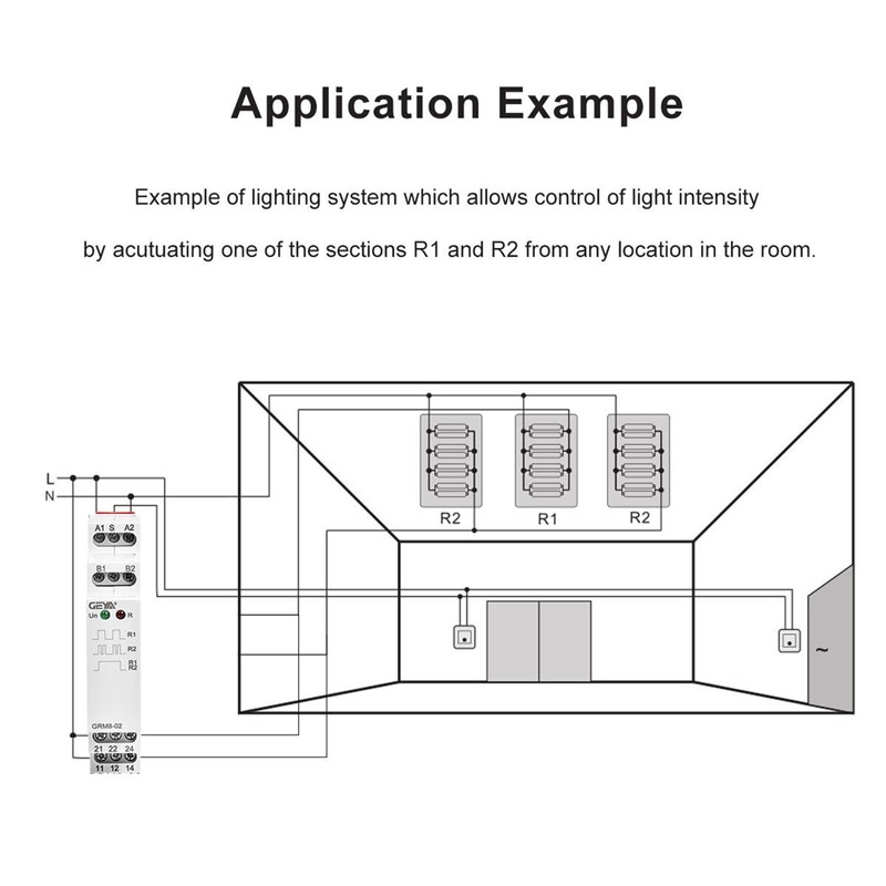 GEYA Electronic Latching Relay Memory Relay Impulse Relay 2SPDT 16A