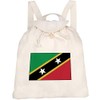 Azeeda 'Saint Kitts & Nevis' Canvas Rucksack/Backpack (RK00011199)