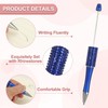PATIKIL Diamond Beadable Pens, 6 Pcs Plastic Black Ink Bead