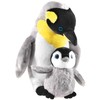 Heunec 501270 Misanimo Penguin with Baby, Multi-Coloured