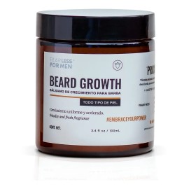 Bálsamo de Crecimiento para Barba y Bigote Fearless For Men con Proxidil 100ml - Aroma Cítrico Con Toque De Bergamota - 1pz