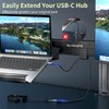 CHENLENIC USB4 kompatibel mit Thunderbolt 4 Kabel Stecker auf Buchse