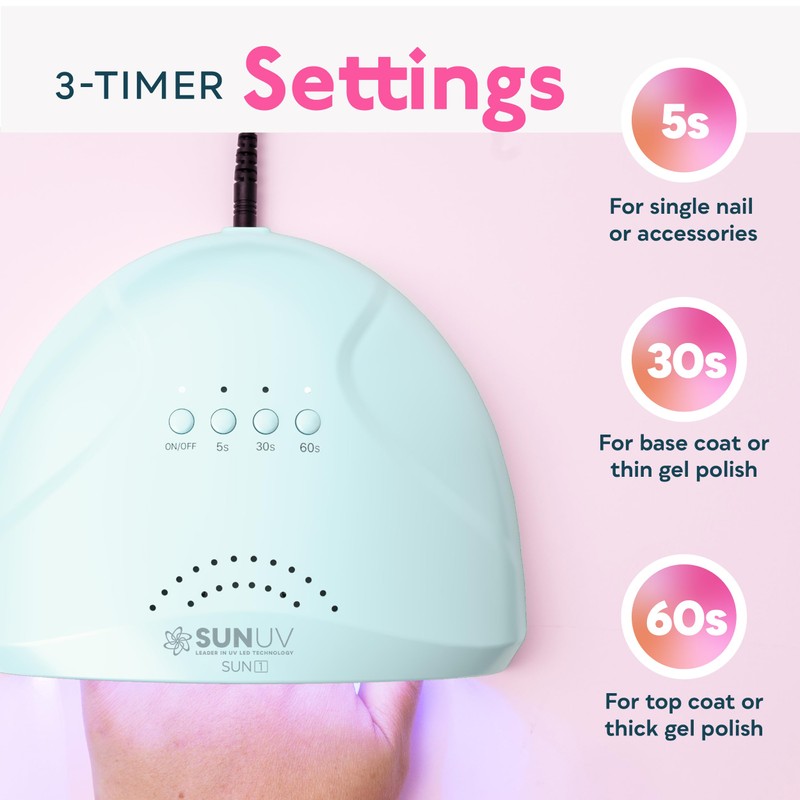 SUNUV Nail Dryer, UV Light for Gel Nail Polish Professional