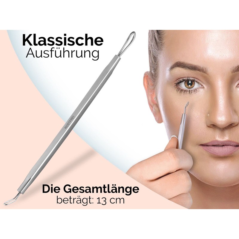 Komedonenquetscher Mitesserentferner Rostfreies Edelstahl