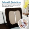 Imnopqr Couch Cushion Covers Leather Look Sofa Covers for 3