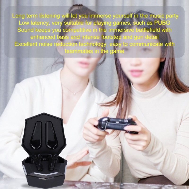 F15 ANC Bluetooth Headset Noise Canceling Gaming Earplugs Wireless Headphones