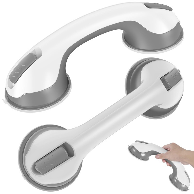 2Pcs Anti-Slip Shower Grab Bar - Sturdy Bathtub Safety Handle