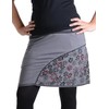 Vishes - Alternative Clothing - Printed and Embroidered Cotton Skirt
