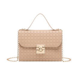 QKEPCY Umhängetasche Damen Elegant Damen Handtasche mit Abnehmbarer Kette Echtes Crossbody Bag Damen Handytasche zum Umhängen Umhängetasche Damen Klein Moderne Taschen