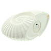 Frank Flechtwaren LED Shell White, Dimensions: 18 x 9 x