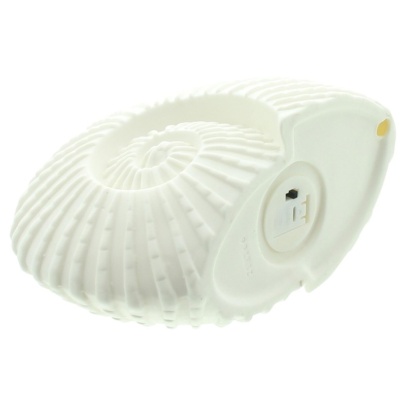 Frank Flechtwaren LED Shell White, Dimensions: 18 x 9 x