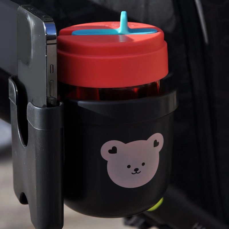 Stroller Cup Holder Portable Universal Cute Pattern Bottle Holder with