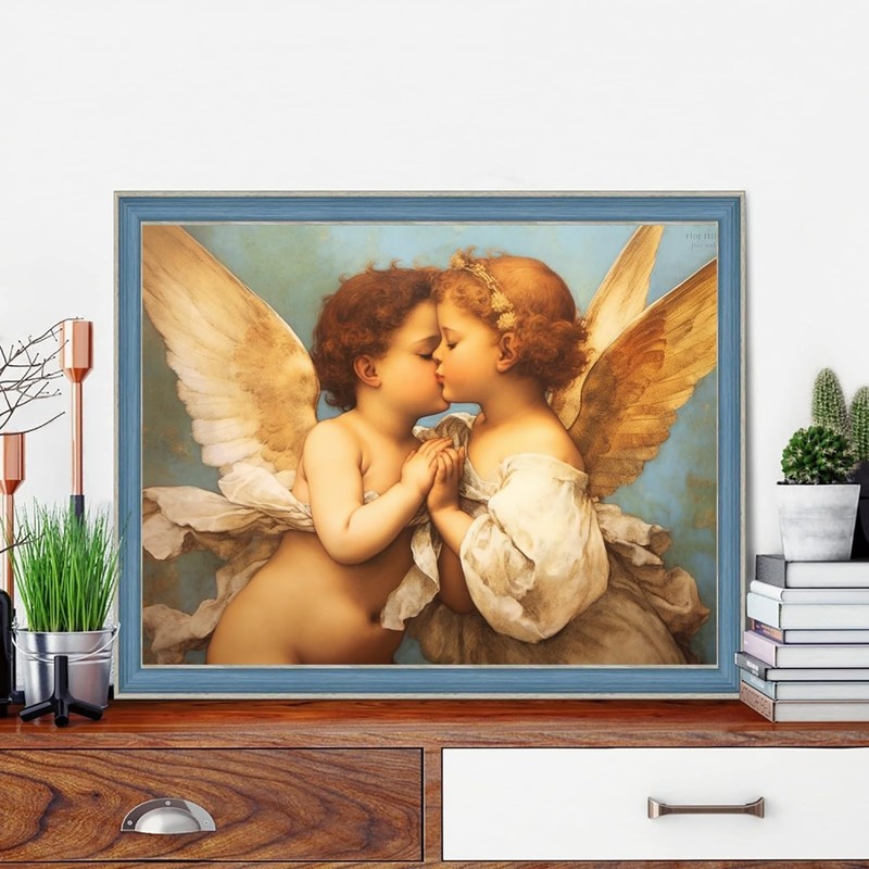 LXTONG Angel Baby Diamond Art Kit, 5D Full Round Drill,